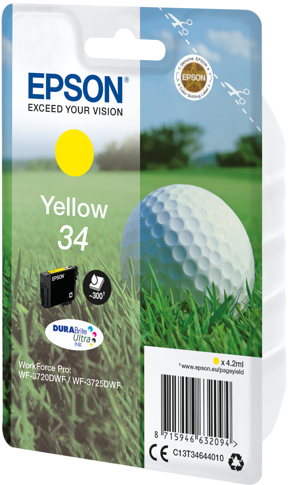 EPSON 34 / T3464 (Golfball) gelb Druckerpatrone