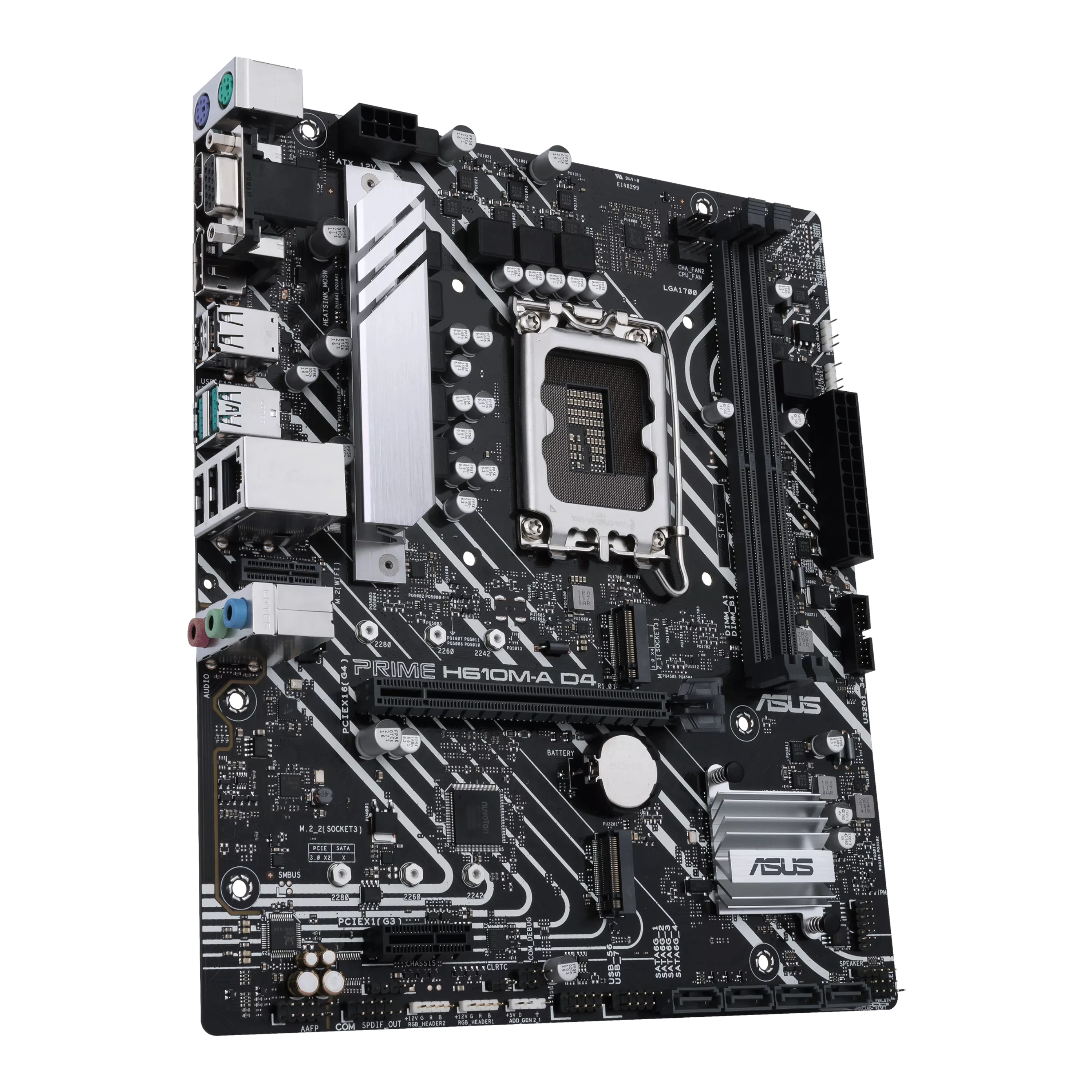 ASUS PRIME H610M-A D4-CSM LGA1700 2xDDR4 2xM.2 4xSATA