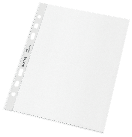 LEITZ Prospekthüllen recycle 4002 DIN A5 transparent genarbt 0,10 mm, 25 St.