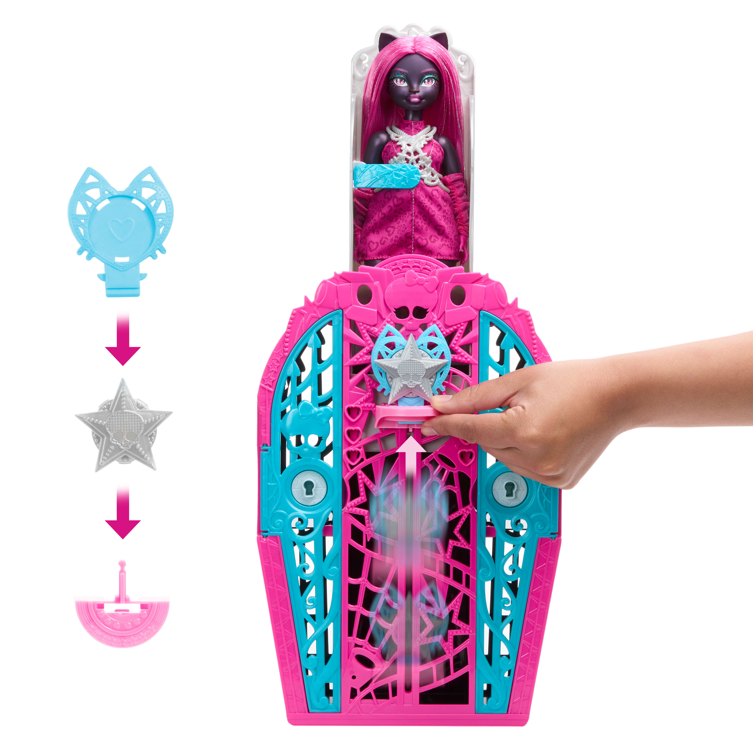 Mattel Monster High Skulltimate Secrets Hauntlywood Mysteries Doll Catty Noir