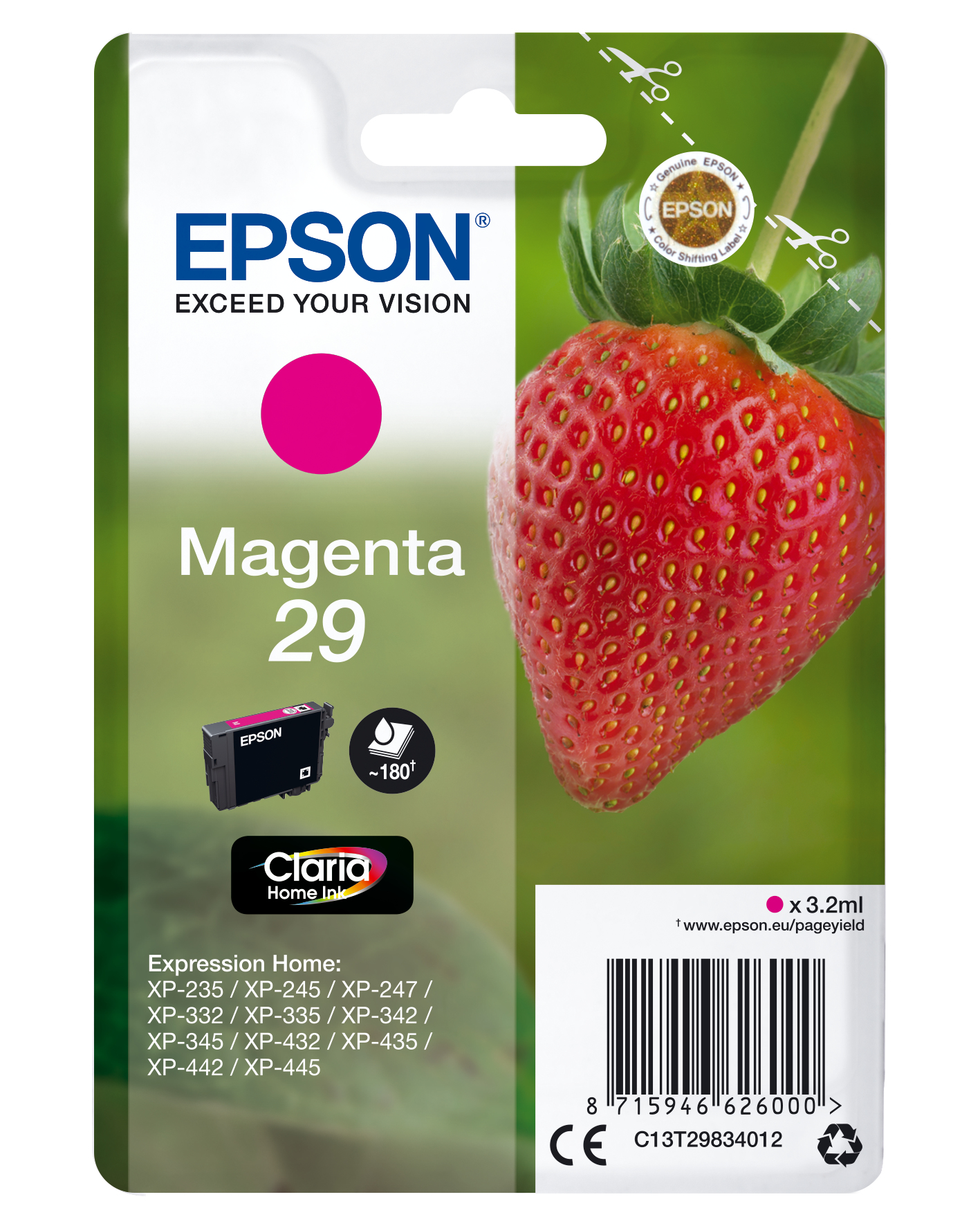 EPSON 29 / T2983 (Erdbeere) magenta Druckerpatrone