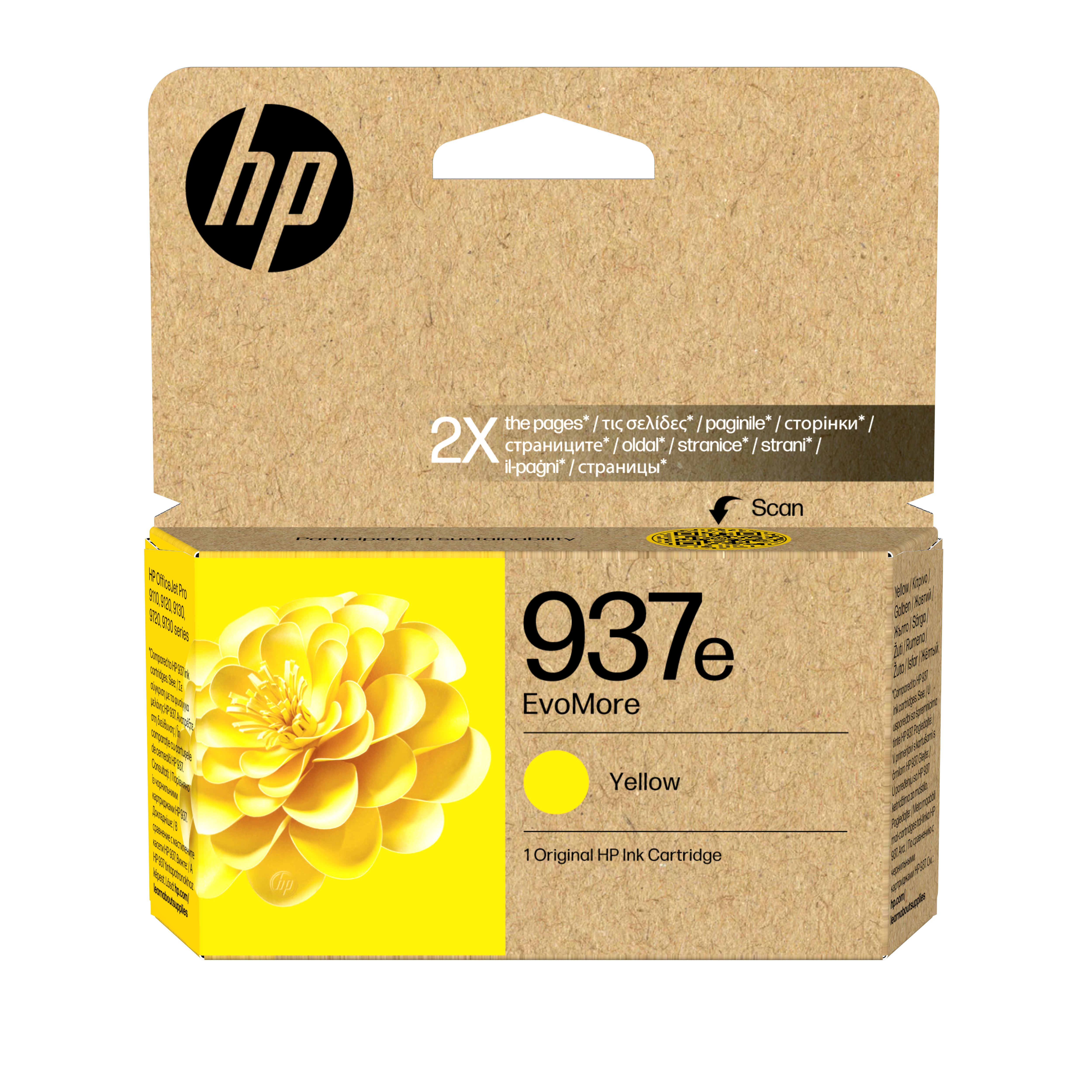 HP 937e(4S6W8NE) gelb Druckerpatrone