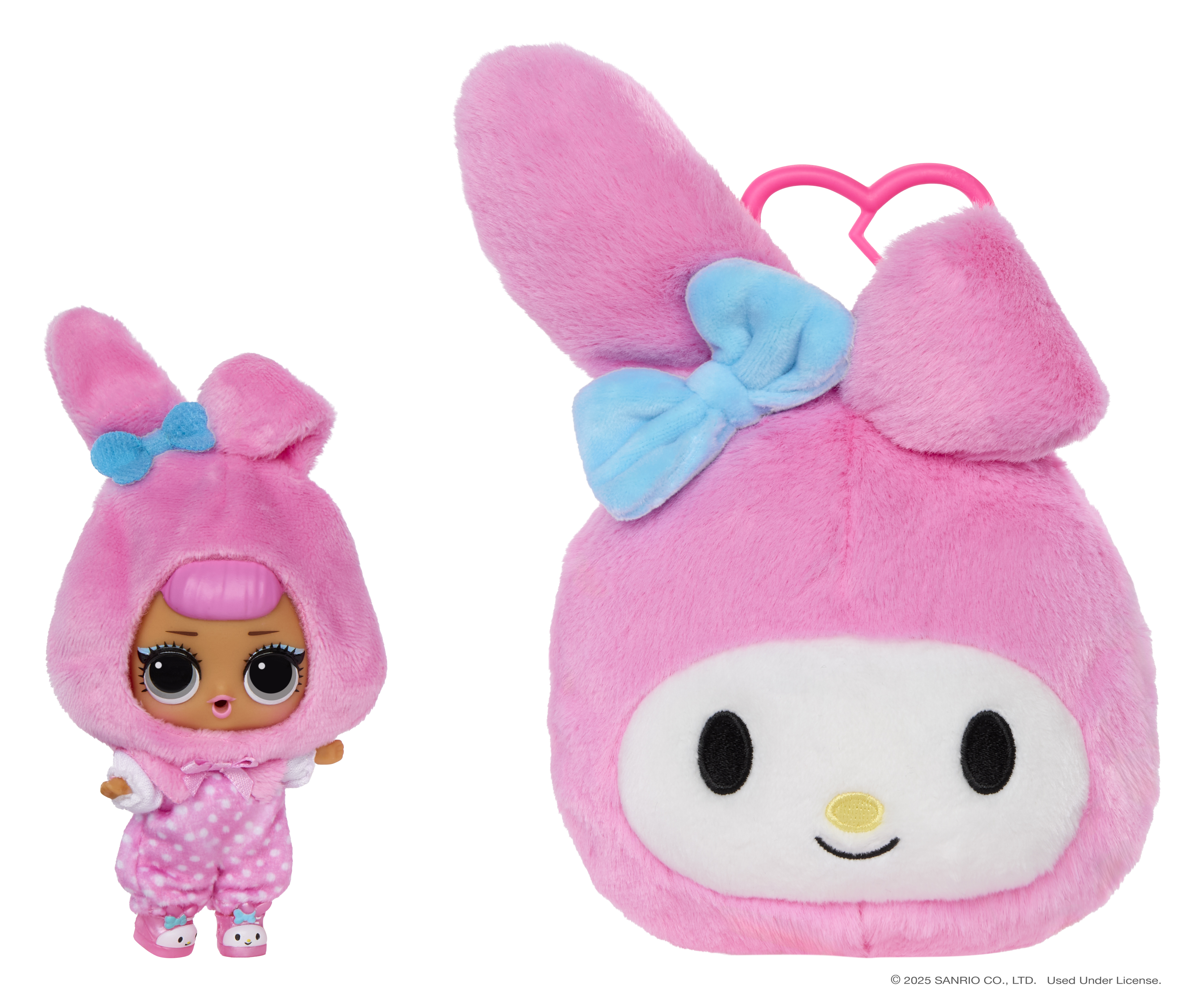 L.O.L. Surprise Loves Hello Kitty Reversible Plush, Spielfigur