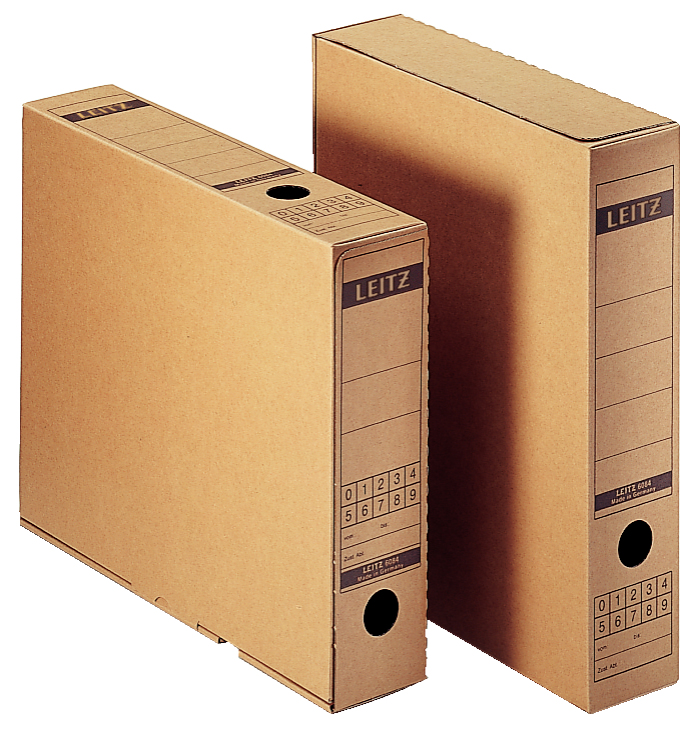 LEITZ Archivboxen 6084 braun 7,0 x 26,5 x 32,5 cm, 10 St.