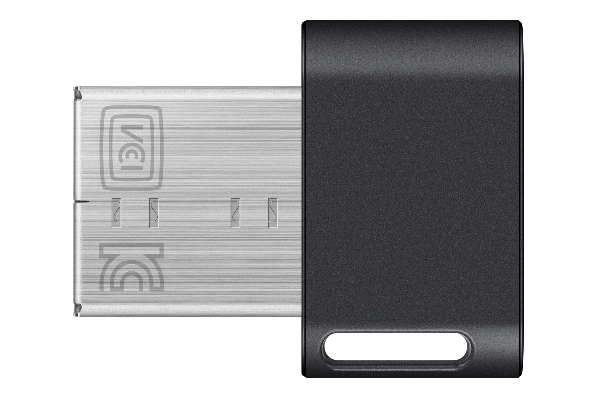 SAMSUNG FIT Plus USB-Stick Typ-A 512GB 400 MB/s Lesen 110 MB/s Schreiben kompakter USB 3.1 Flash Drive mit Schlüsselring Gray