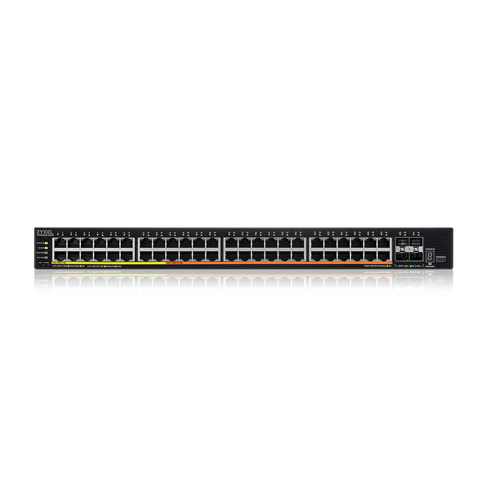 ZYXEL XMG2230-52HP 52-Port Layer 3 Access Switch PoE++ AC 960W DC 2400W 32 x 1G 16 x 2.5G MultiGig 4 x 10G SFP+ Uplink inkl. 1 Jahr