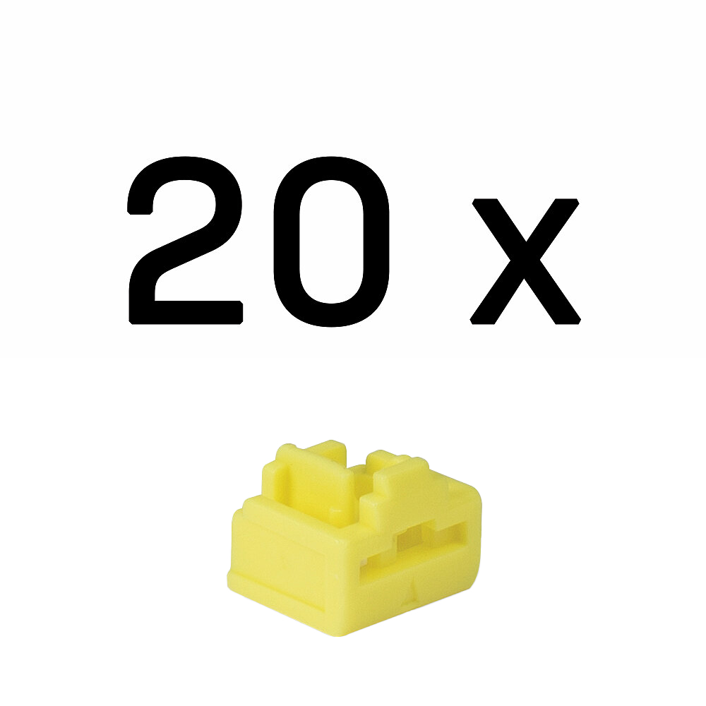 LINDY RJ45 Port Schlösser GELB 20 Stuck