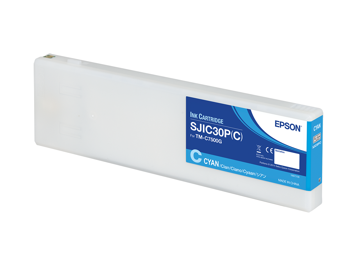 SJIC30P(C) INK CARTRIDGE CYAN COLORWORKS C7500G