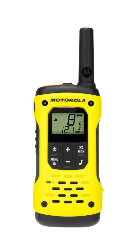 MOT TLKR T92 H2O Twin Pack HFG PMR446 IP67 im Koffer + 2 Funkgeräte + 2 Gürtelclip + 2 NiMh-Akku + Netzladegerät mit 2 USB Steckern