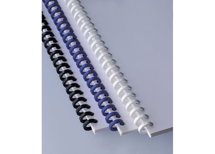 GBC Kunststoffbinderücken ClickBind schwarz für 45 Blatt, 50 St.