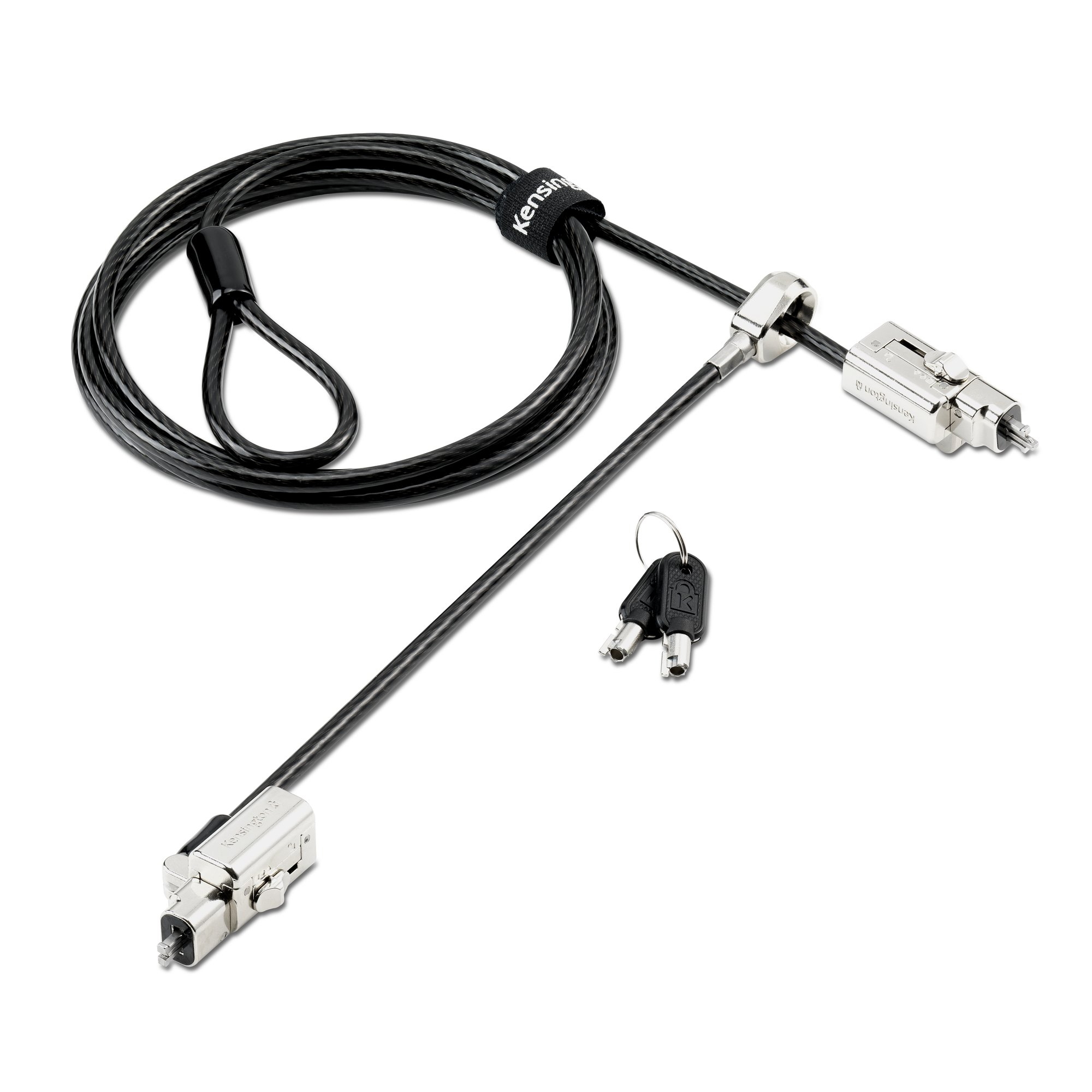 KENSINGTON Universal 3-in-1 2.0 Keyed Laptop Lock - Twin Lockheads KD