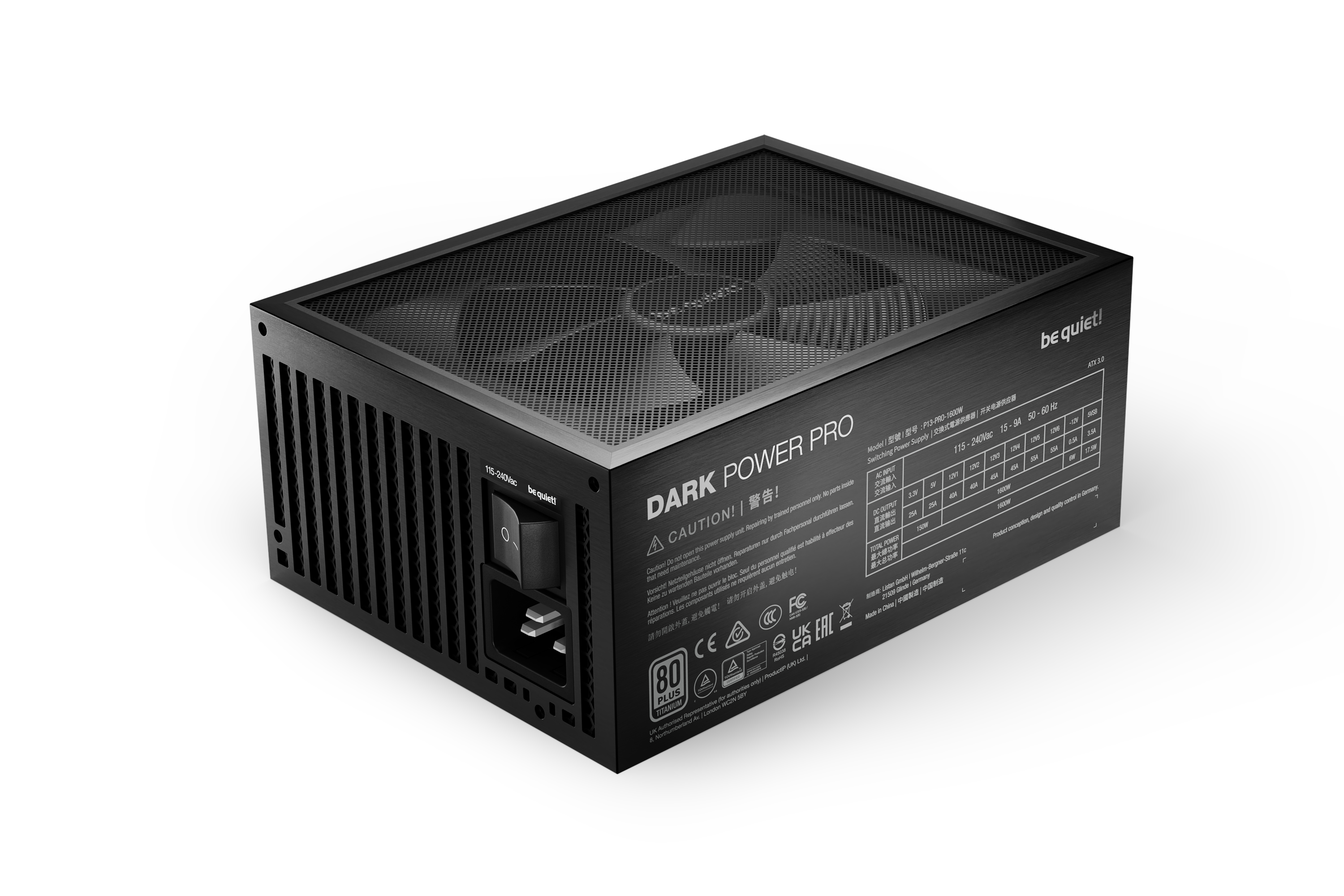 be quiet! Netzteil Dark Power PRO 13 1600W Modular 80+ Titan
