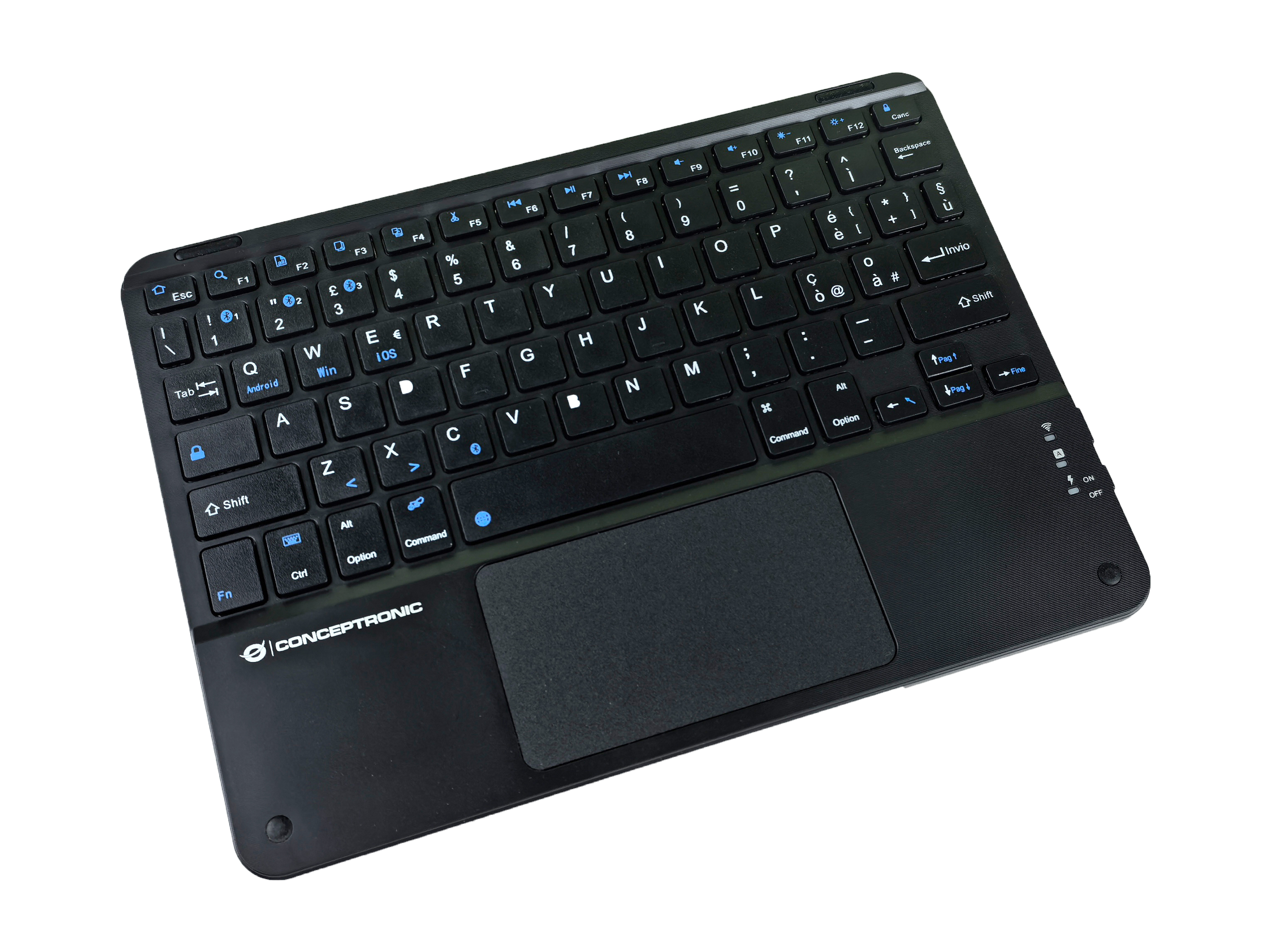 CONCEPTRONIC 10 Wireless Tastatur BT5.4 Layout IT schwarz