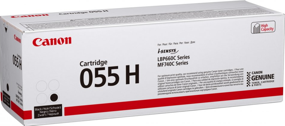 Canon 055H BK schwarz Toner