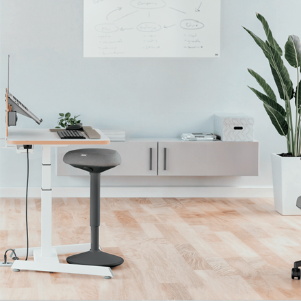 LEITZ Sitz- & Stehhocker Ergo Active 65450089 dunkelgrau, 1 St.