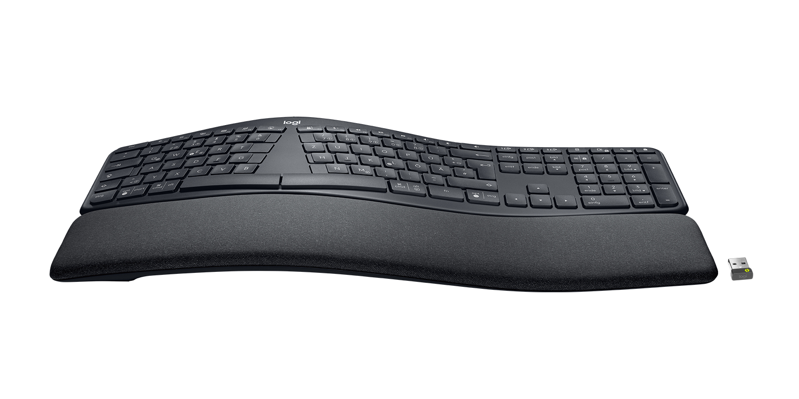 Logitech ERGO K860 for Business ergonomische Tastatur kabellos schwarz