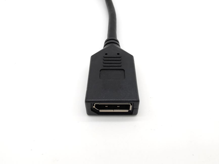 Equip HDMI->DP/USB-A 4K/60Hz Bu/St 0.15m schwarz