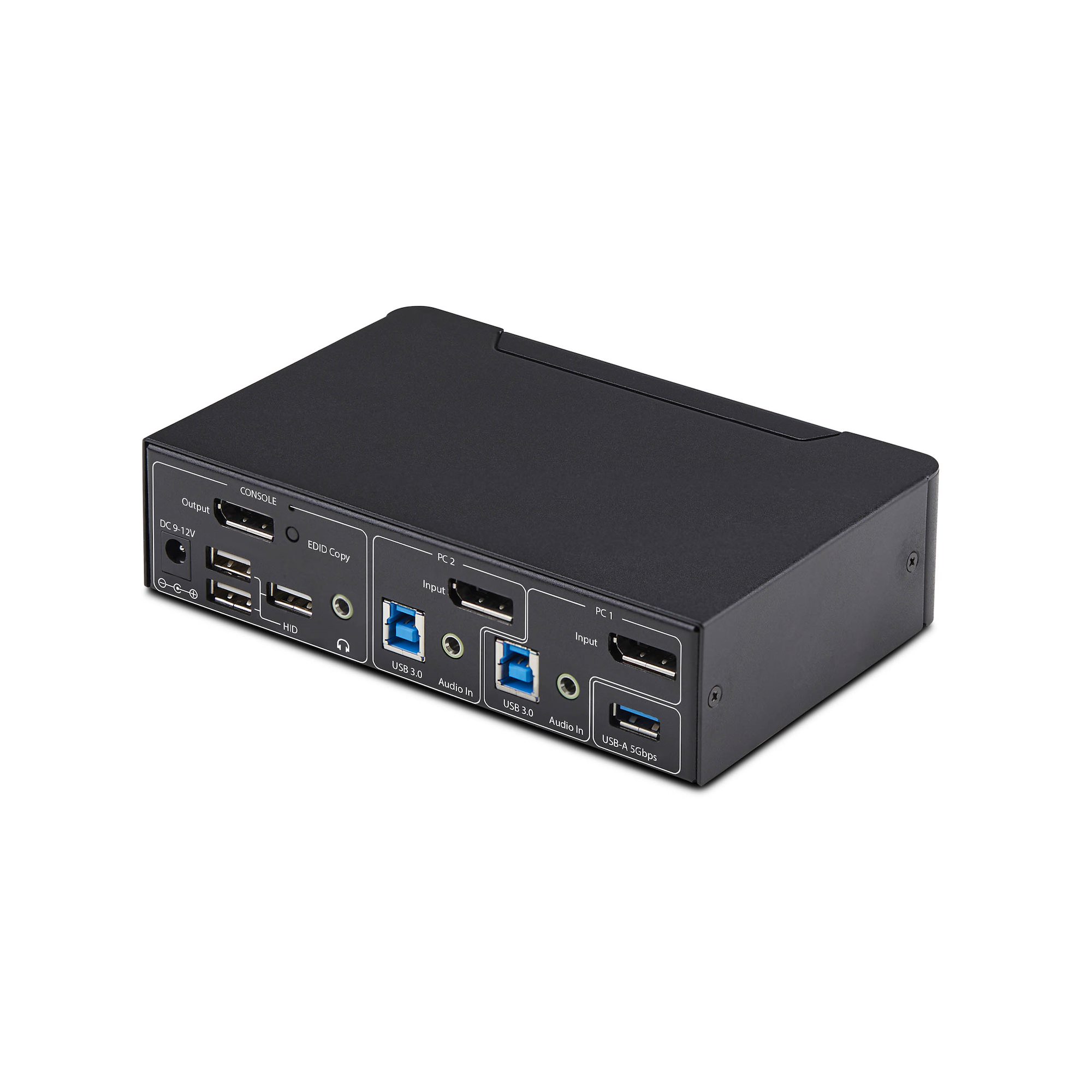 2-PORT DISPLAYPORT KVM SWITCH 4K 60HZ USB 3.0 EDID MANAGEMENT