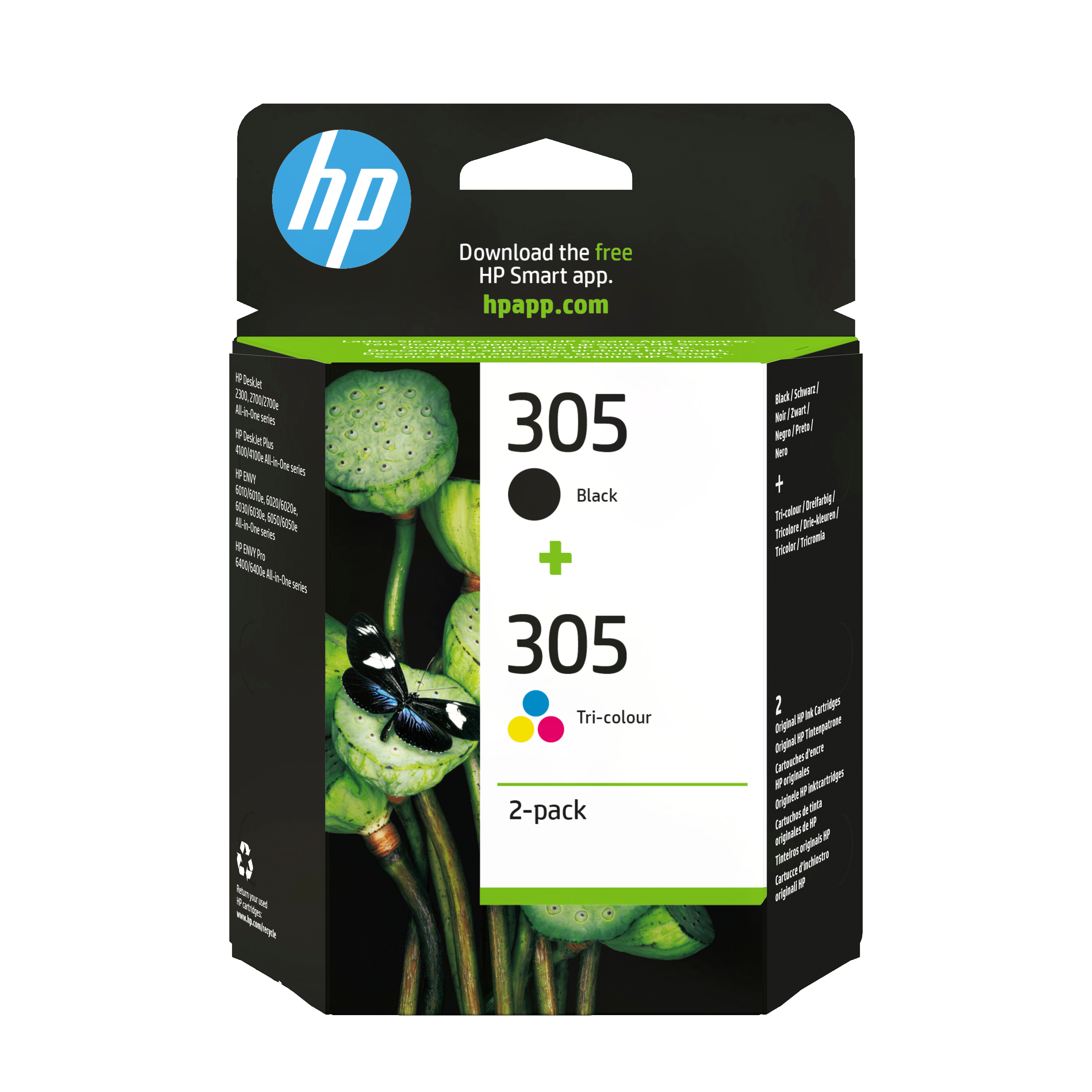 HP 305 Schwarz+Dreifarbig Tintenpatrone