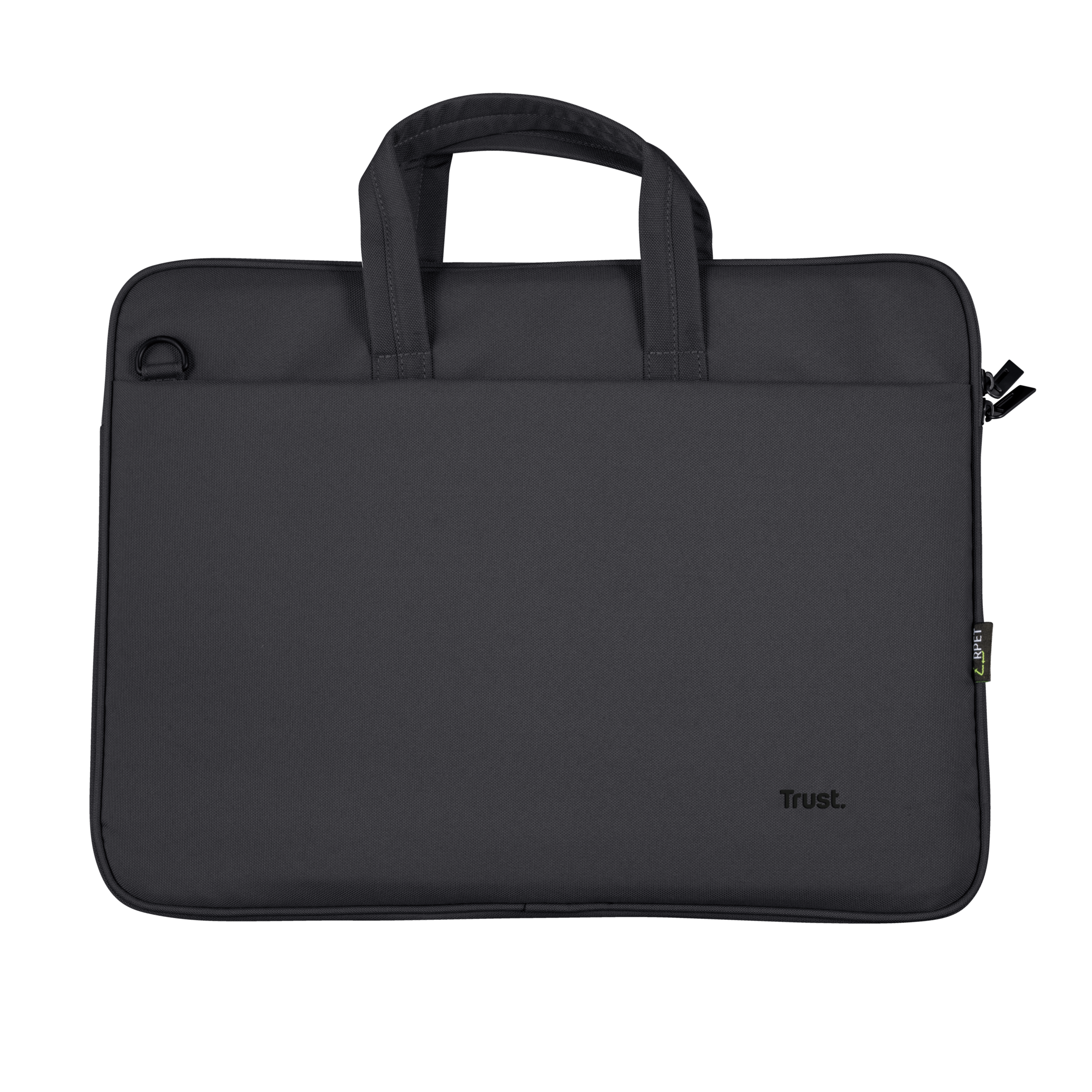 Trust Laptoptasche Bologna Slim Kunstfaser schwarz 24447 bis 40,6 cm (16 Zoll)