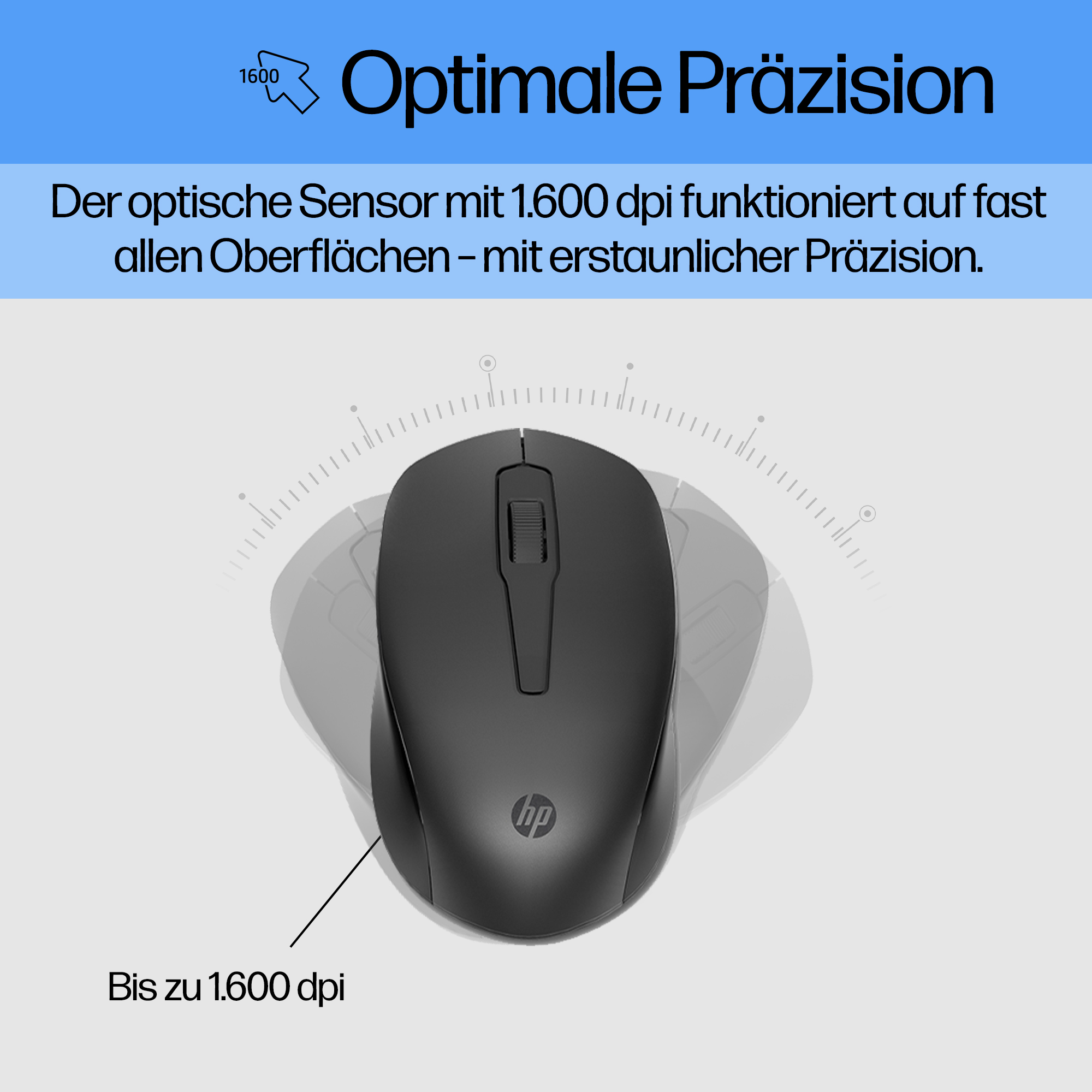 HP 330 Wireless Mouse & Keyboard Combination Tastatur und maus set GR (P)