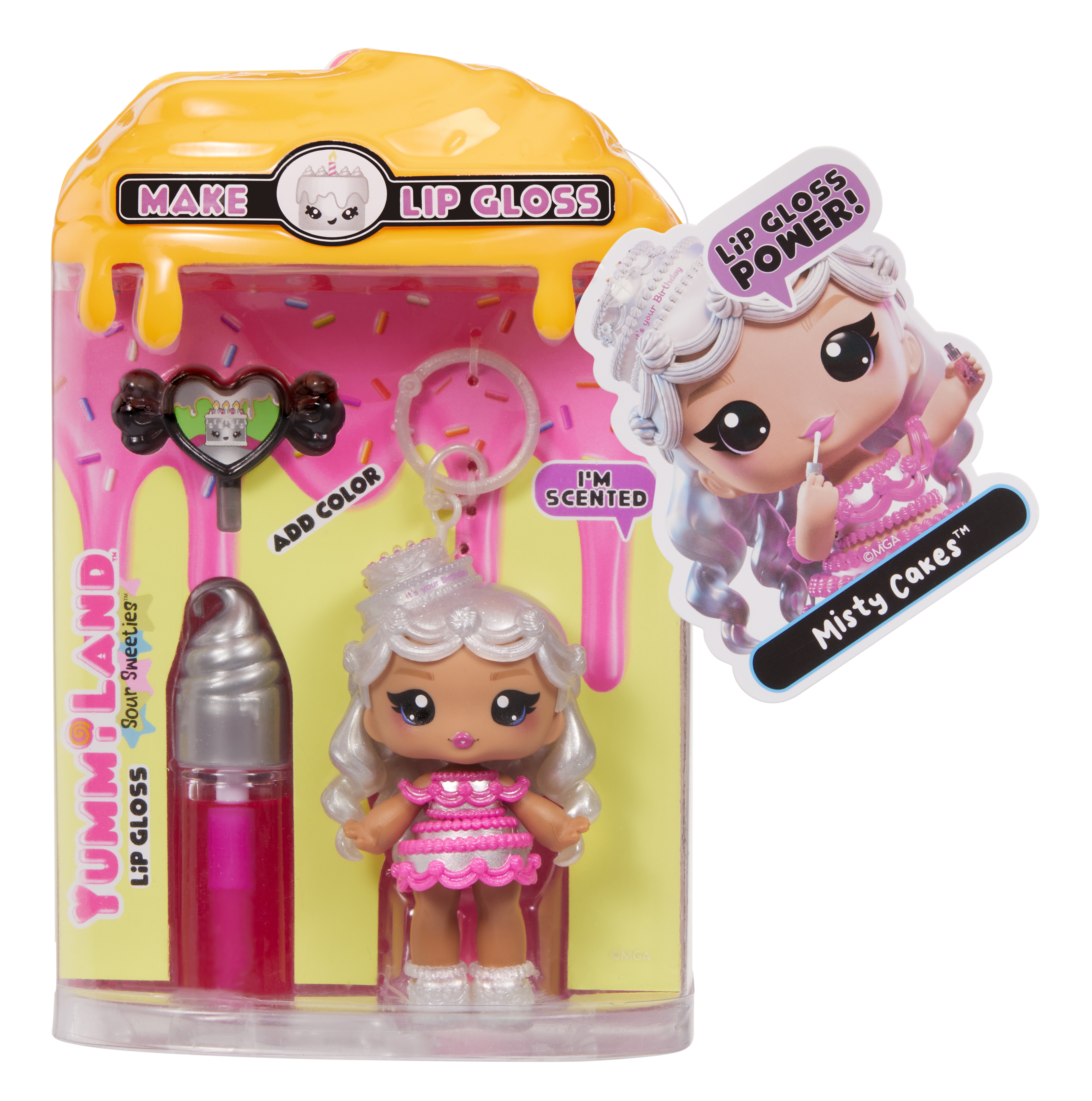Yummiland Lip Gloss Doll Sour Sweeties - Misty Cakes, Puppe