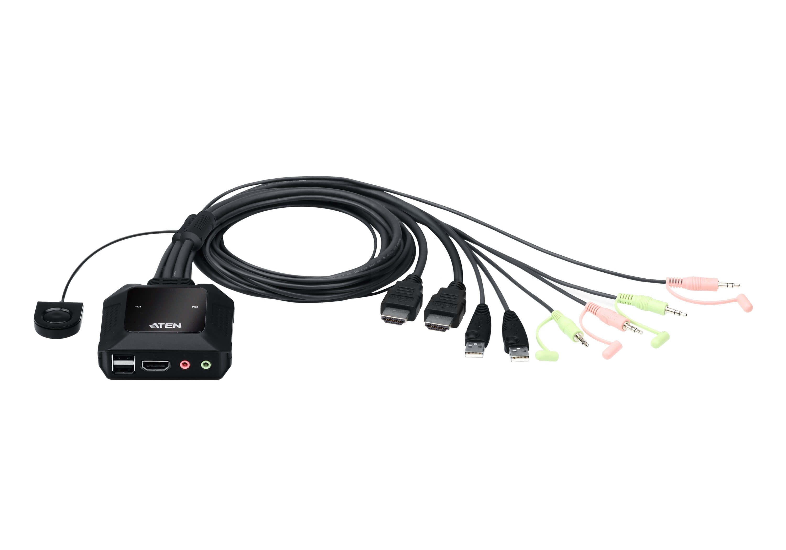 ATEN CS22H 2-Port USB 4K HDMI KVM Switch