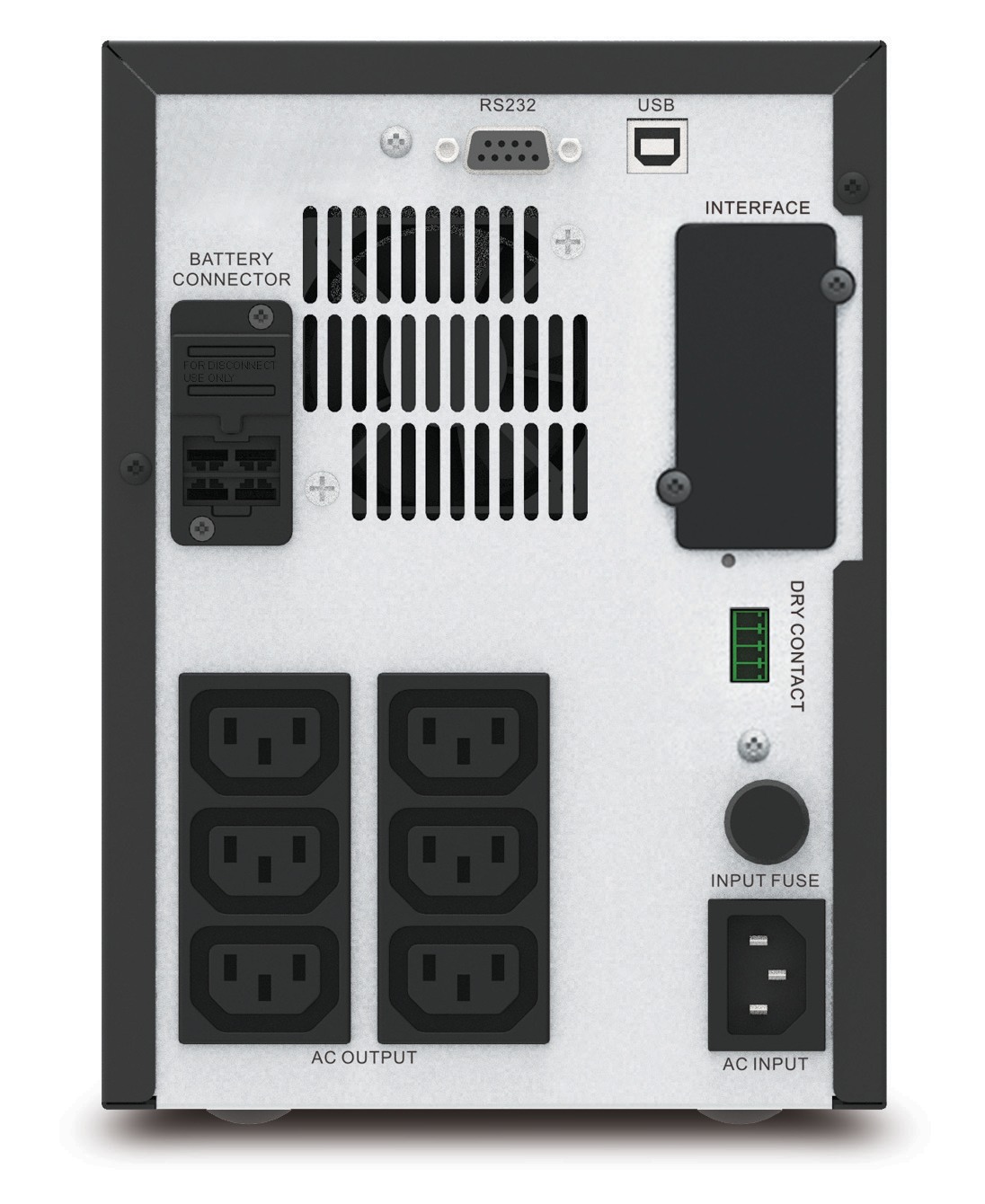 APC Easy UPS SMV SMV750CAI UPS AC 220/230/240V 525Watt 750VA 7Ah USB RS-232 output connectors 6