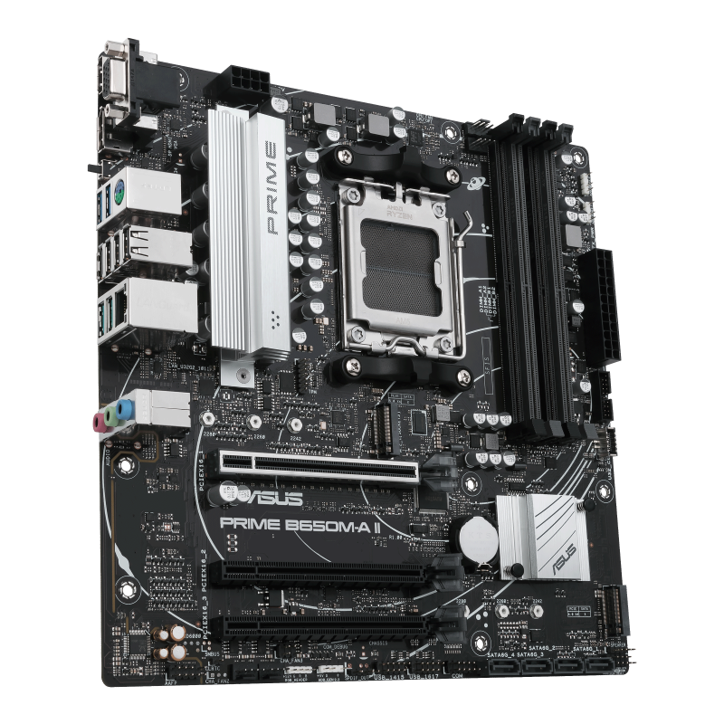 ASUS PRIME B650M-A II-CSM AM5 mATX MB 4xDDR5 4xSATA 2xM.2