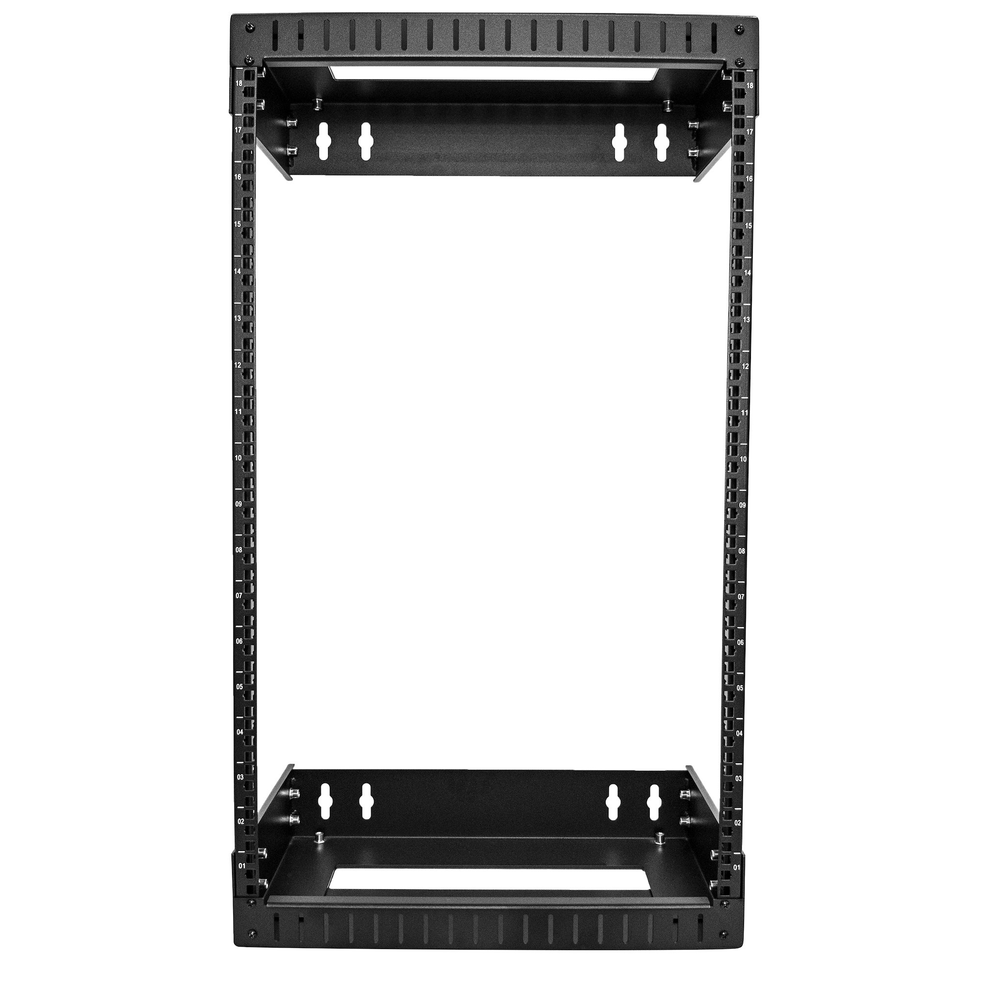 18U OPEN FRAME EQUIPMENT RACK EQUIPMENTRACK 18U ADJUSTABLE DEP