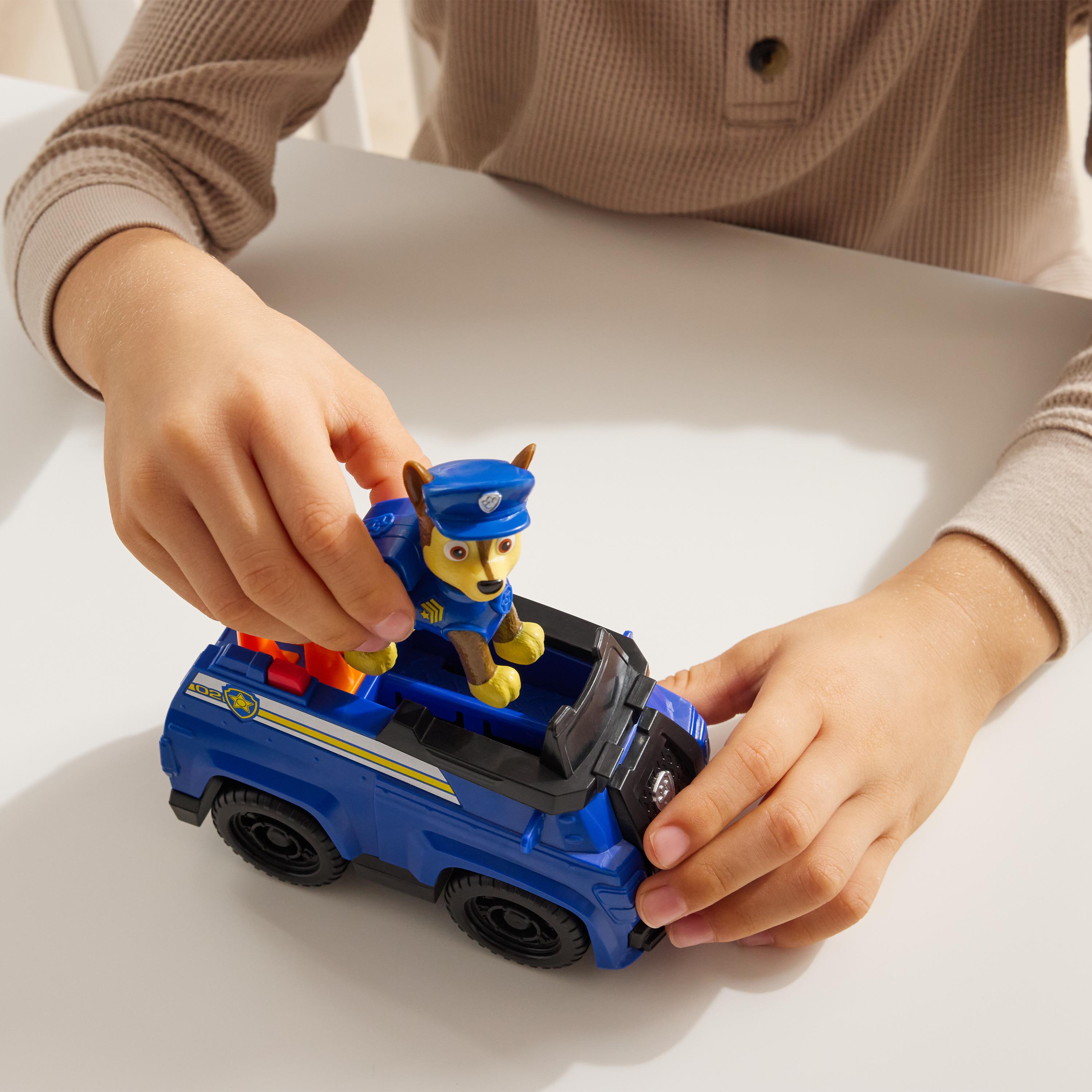 Paw Patrol - Polizei-Fahrzeug mit Chase Spielfigur, Spielfahrzeug