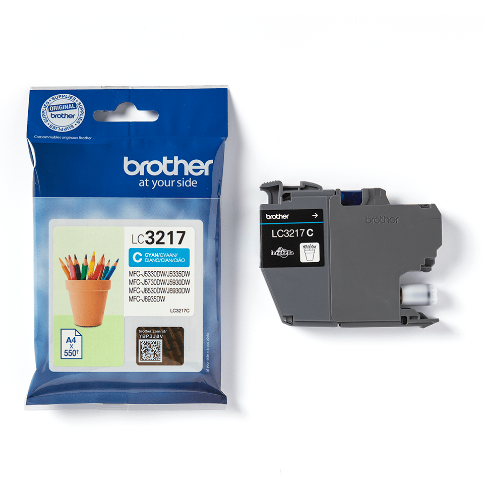 BROTHER LC-3217C Tinte Cyan 550 seiten