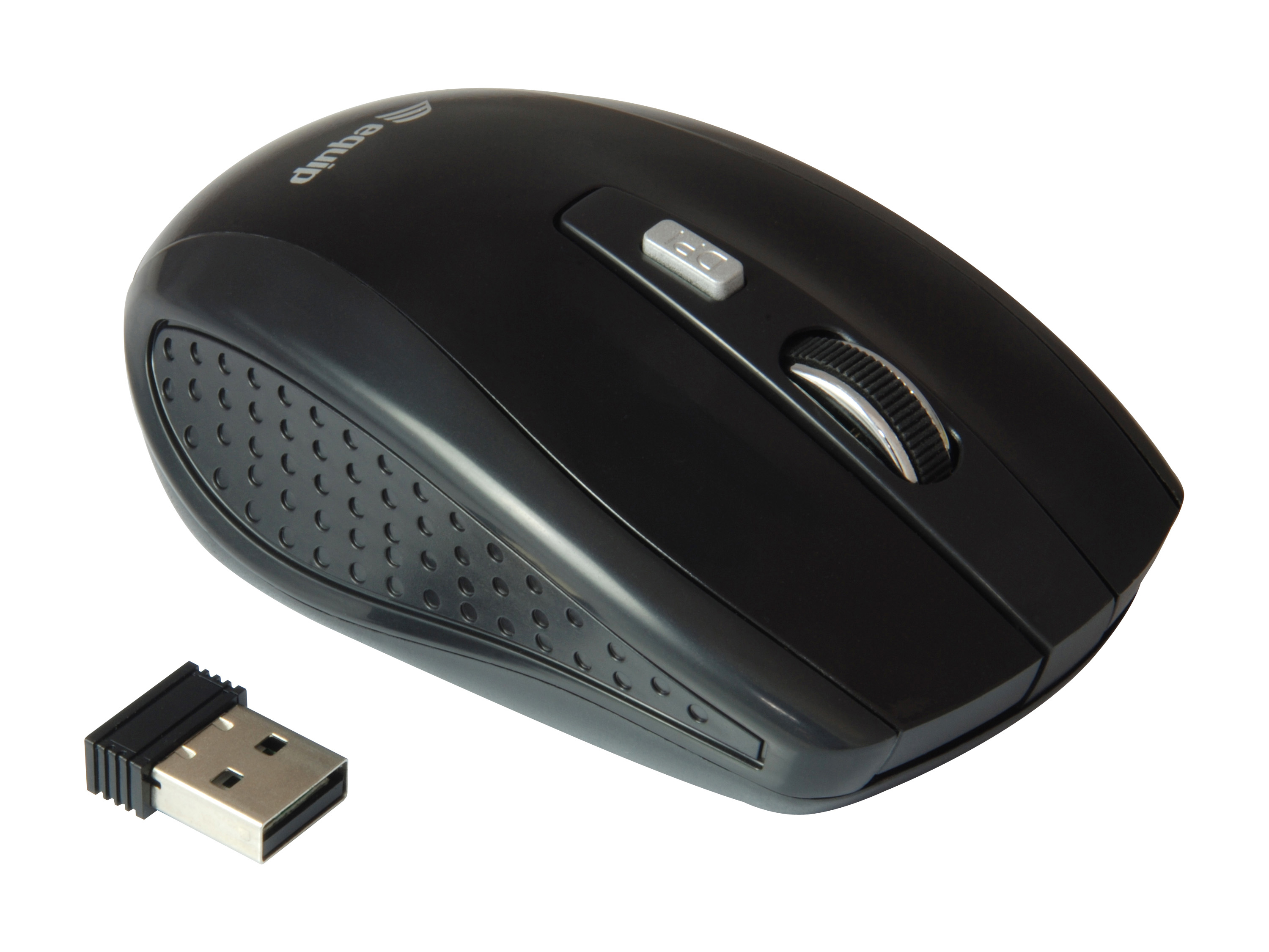 Equip Reisemaus Wireless USB-A + 4Tasten L+R schwarz