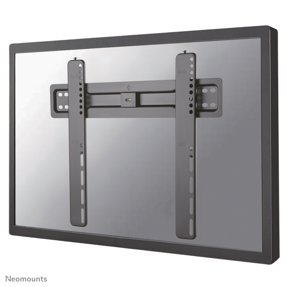 NEOMOUNTS W400BLACK Ultraflache Wandhalterung Fix 81,28-139,7cm 32-55Zoll max 35kg VESA bis 400x400 Ultraslim 1,8cm schwa