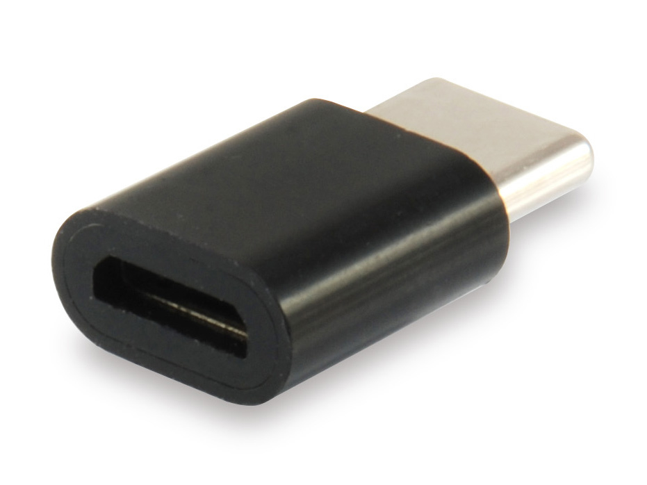 Equip Adapter USB-C->Micro USB St/Bu Alu.
