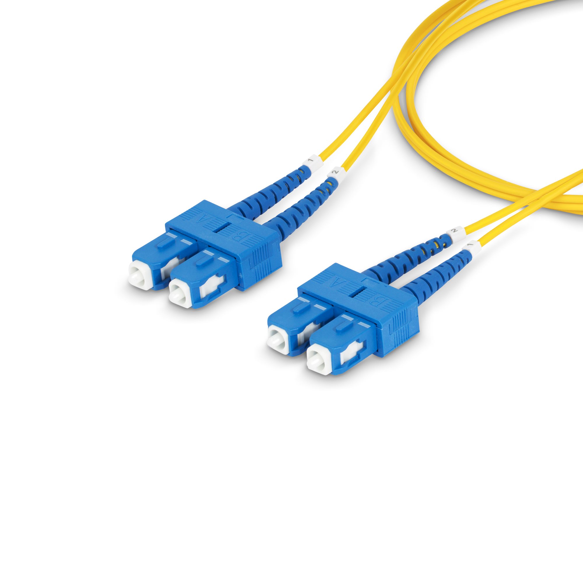 STARTECH.COM 2meter LWL Patchkabel SC SC UPC Singlemode OS2 Duplex 9/125um 40G/100G LSZH Glasfaserkabel