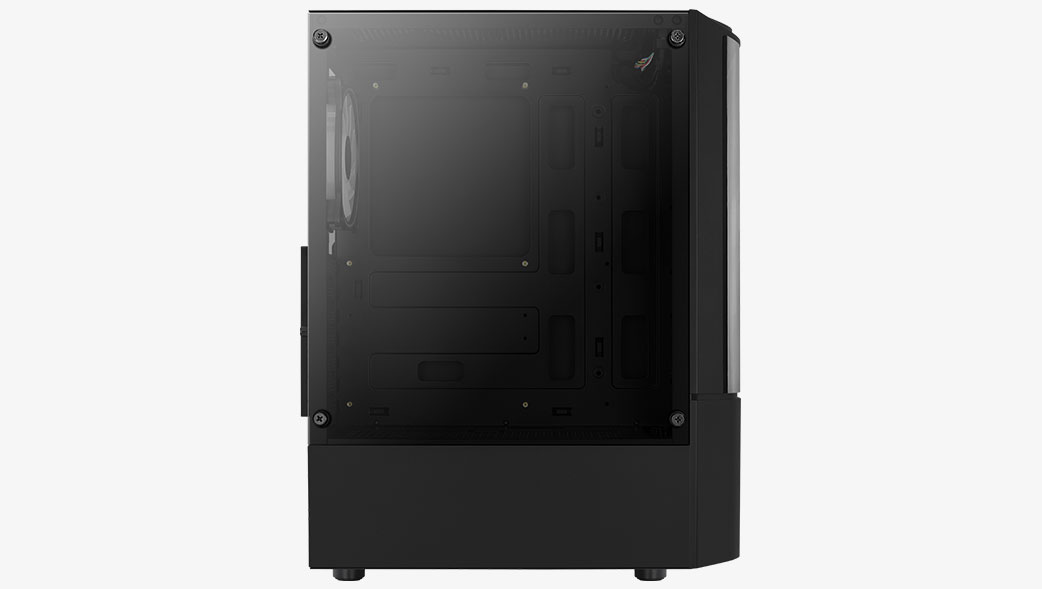 AeroCool Geh Midi Quantum v3 Black MicroATX/ATX/MiniITX