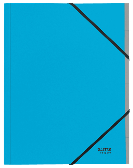 LEITZ Ordnungsmappe recycle 3914 6 Fächer blau, 1 St.