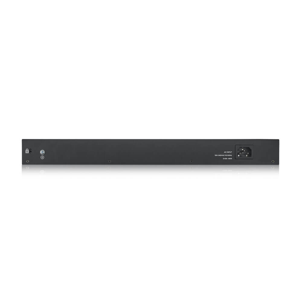 ZYXEL GS1920-48HPv2 52 Port Smart Managed PoE Switch 48x Gigabit Copper PoE and 4x Gigabit dual pers