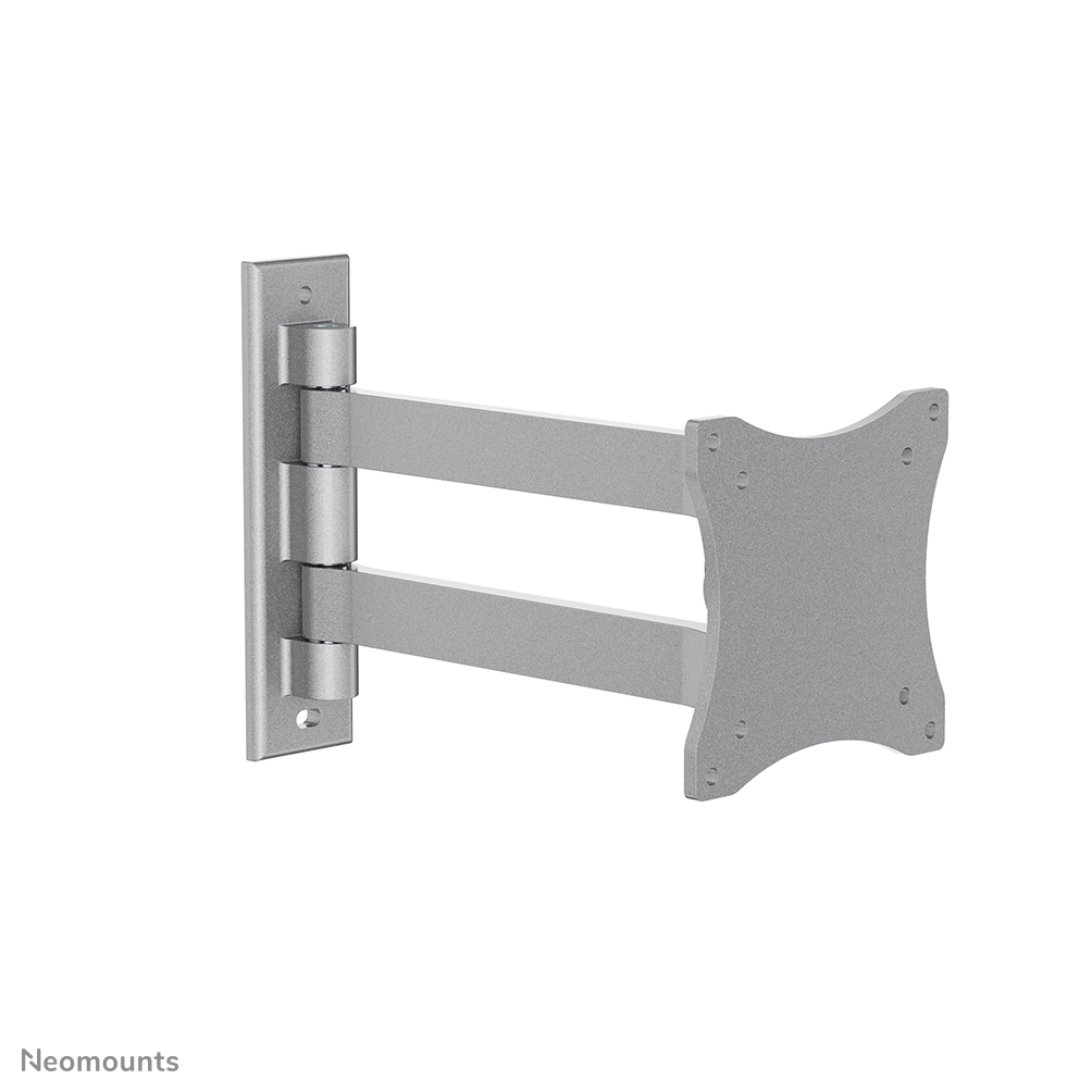 NEOMOUNTS FPMA-W820 Wandhalterung fuer Flachbildschirme 25,4-60,96cm 10-24Zoll Tilt 12 kg 2 Pivot Farbe Silber