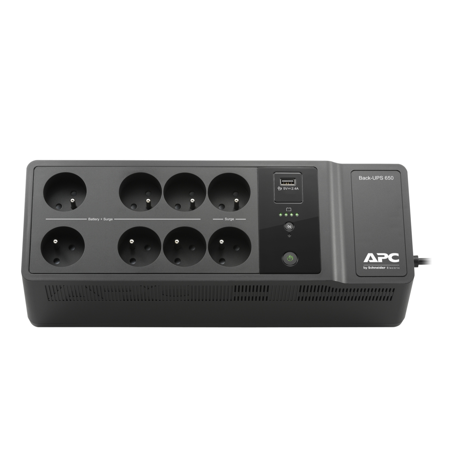 APC Back-UPS BE650G2-FR UPS AC 220/230V 400Watt 650VA USB output connectors 8 Black