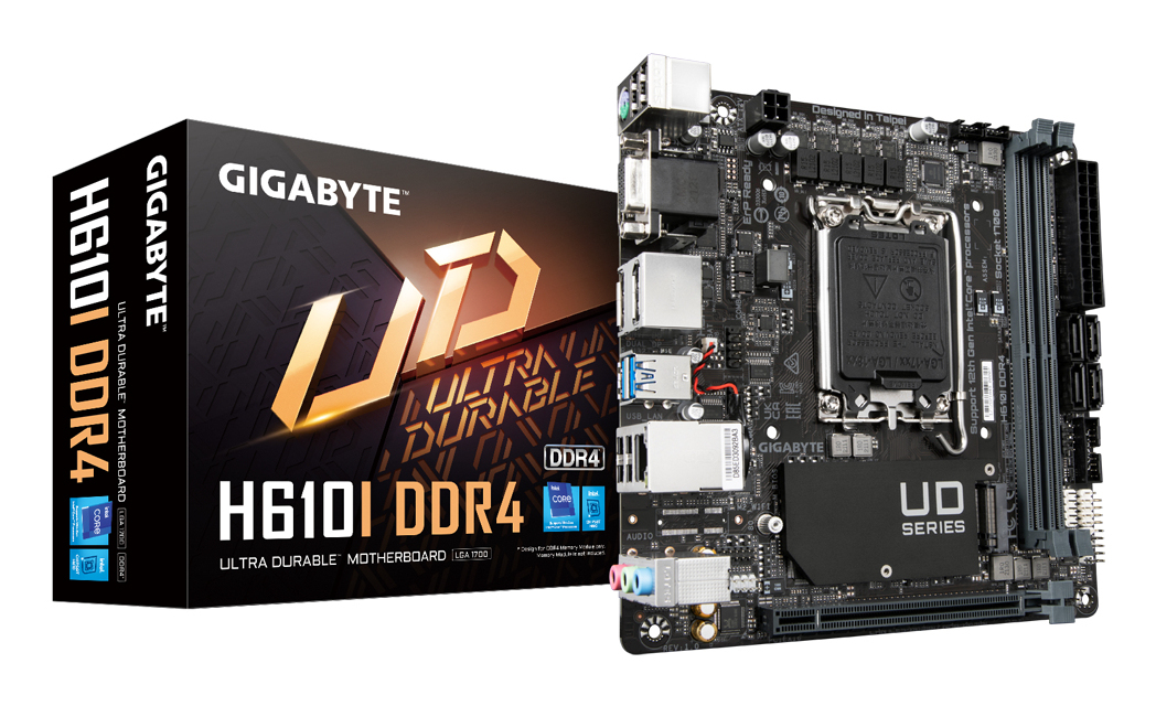 Gigabyte H610I DDR4 (H610,S1700,mITX,DDR4)
