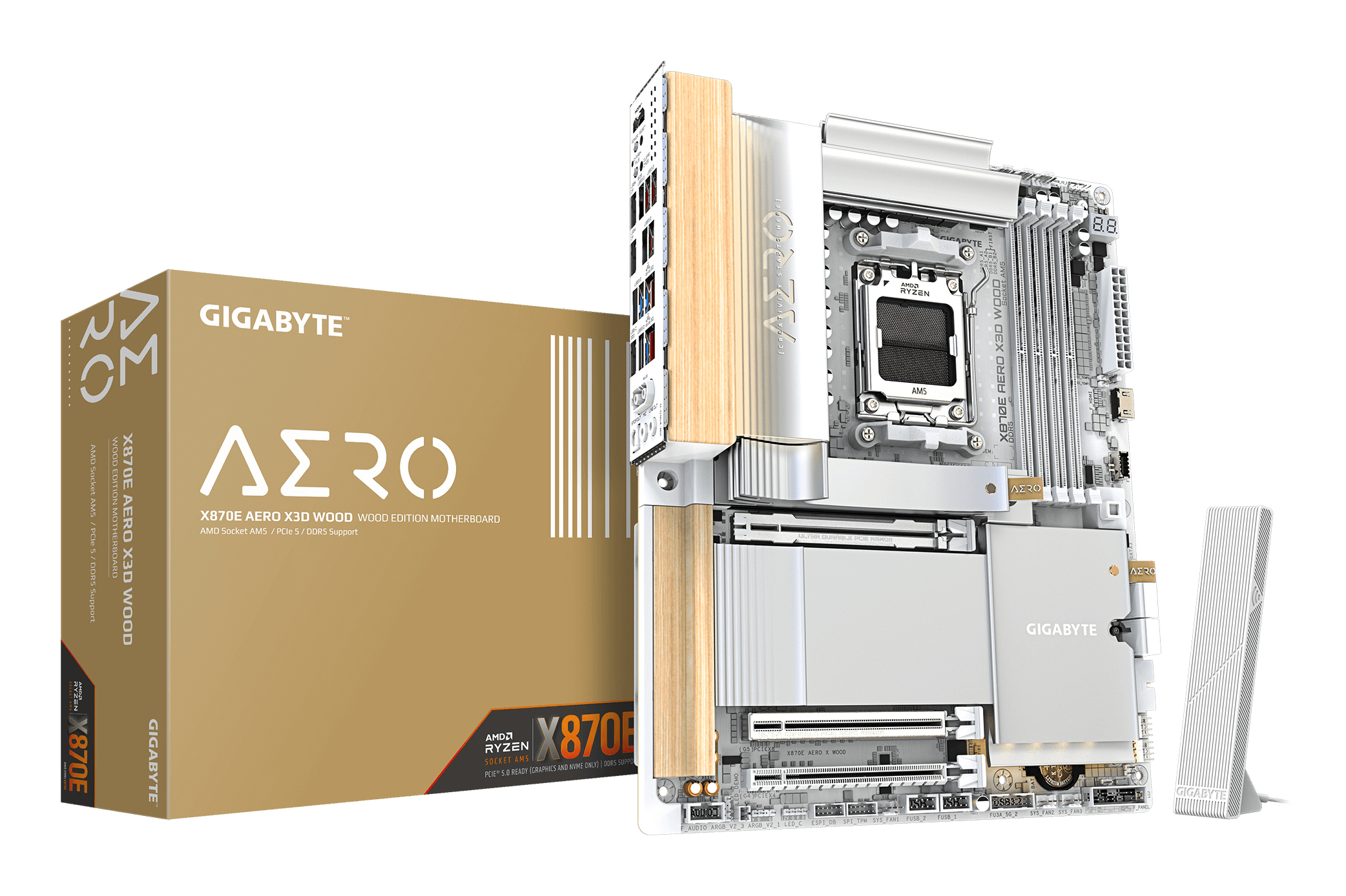 X870E AERO X3D WOOD, Mainboard