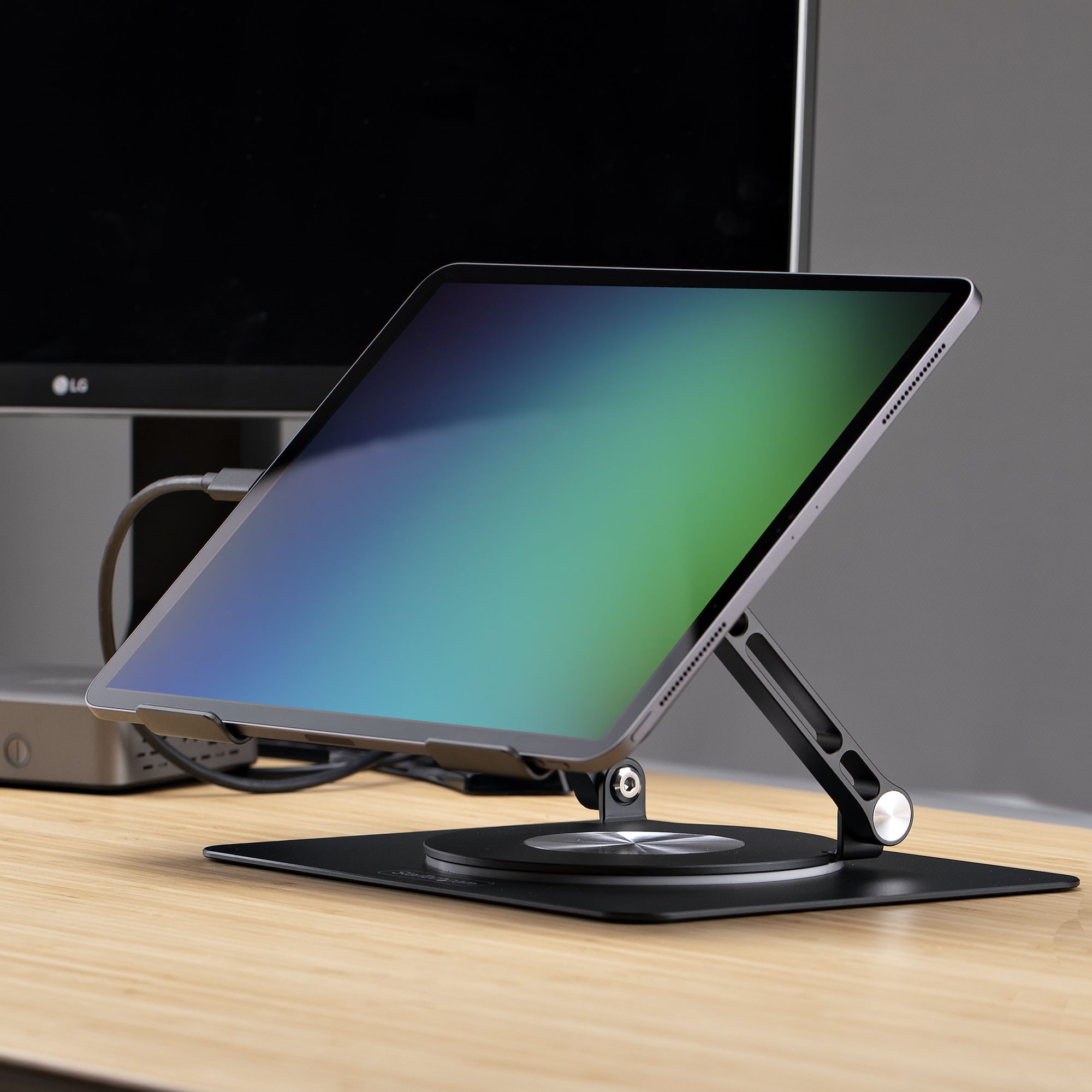 ROTATING LAPTOP STAND/RISER COMPUTER STAND W/360 SWIVEL BASE