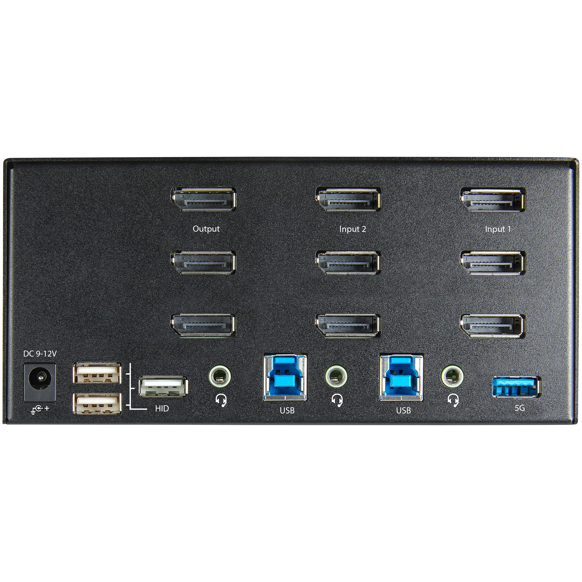 STARTECH.COM 2 Port Triple Monitor DisplayPort KVM Switch - 4K 60Hz UHD HDR - DP 1.2 KVM Umschalter