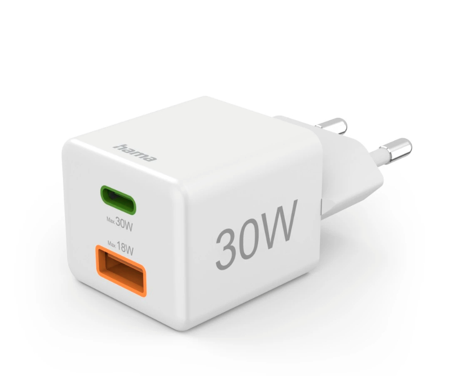 hama Ladeadapter weiß, 30 Watt