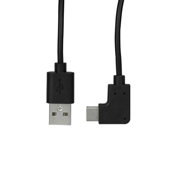 USB CABLE TO USB-C 1M M/M RIGHT ANGULATE