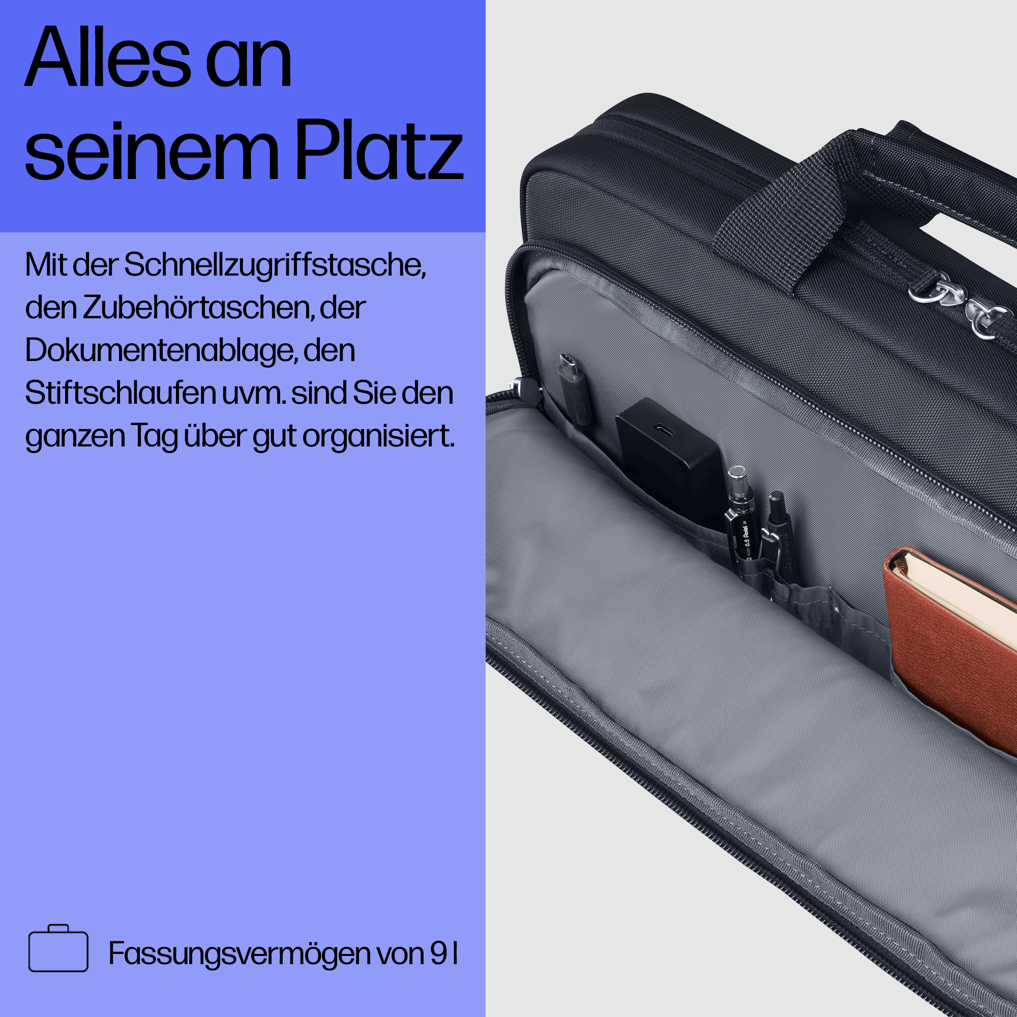 HP Evday 35,56cm 14Zoll Odyssey Gray Laptop Bag