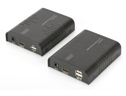 DIGITUS HDMI KVM Extender über IP, Set bis 120M, 1080P,CA5/6