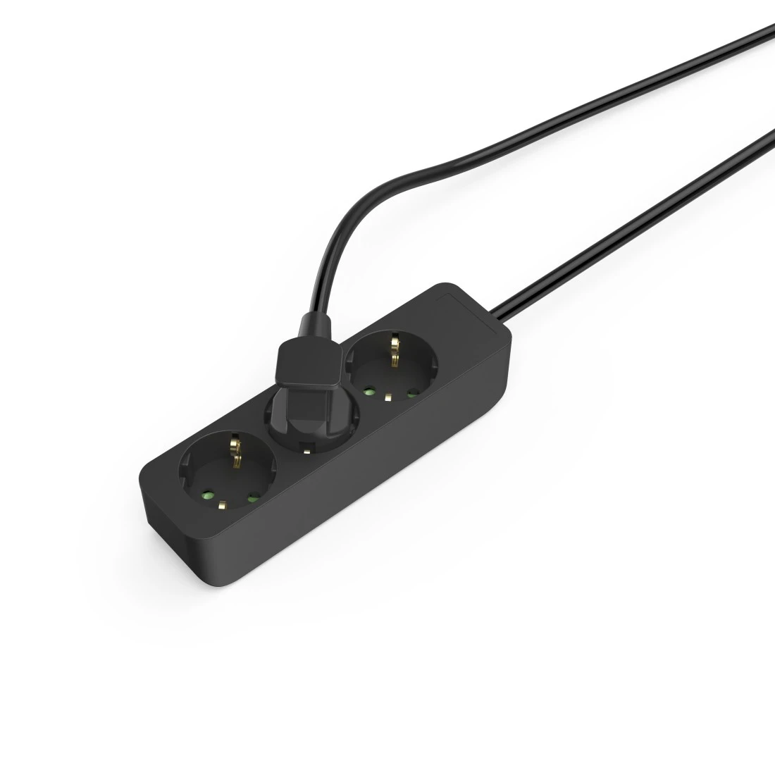 hama 3-fach Steckdosenleiste 1,4 m schwarz